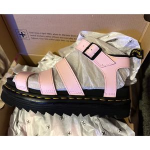 NWT Dr. Martens Blaire Platform Sandals- chalk pink